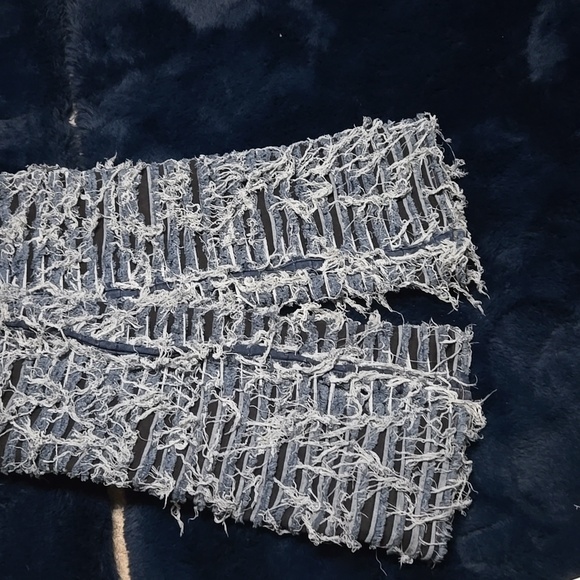 Fashion Nova Distressed Flare Jeans - Picture 4 of 4